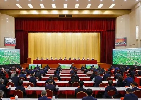 甘肃省生态情形保；；；；；；ご蠡嵴倏 胡昌升出席聚会并讲话