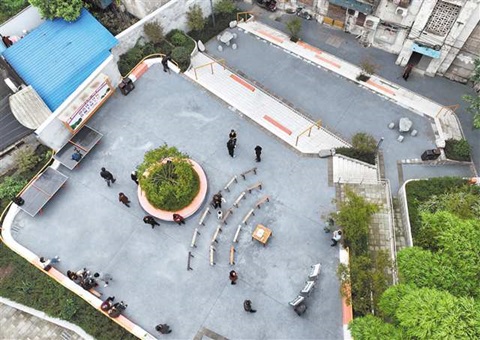 方寸之间，，，，，装下都会温情&nbsp;&nbsp;重庆都会微型公园让市民转角遇上“小确幸”